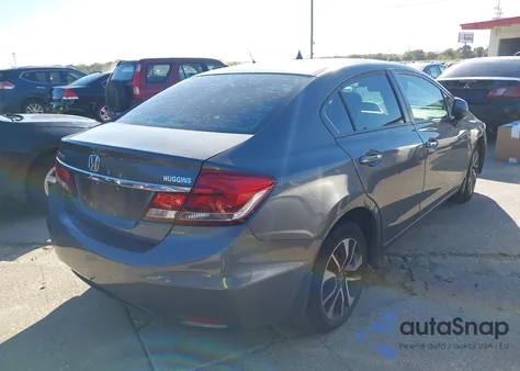 2013 Honda Civic Ex-L из США, поврежденный, VIN 2HGFB2F97DH523489